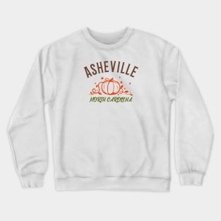 Asheville, North Carolina Fall Crewneck Sweatshirt